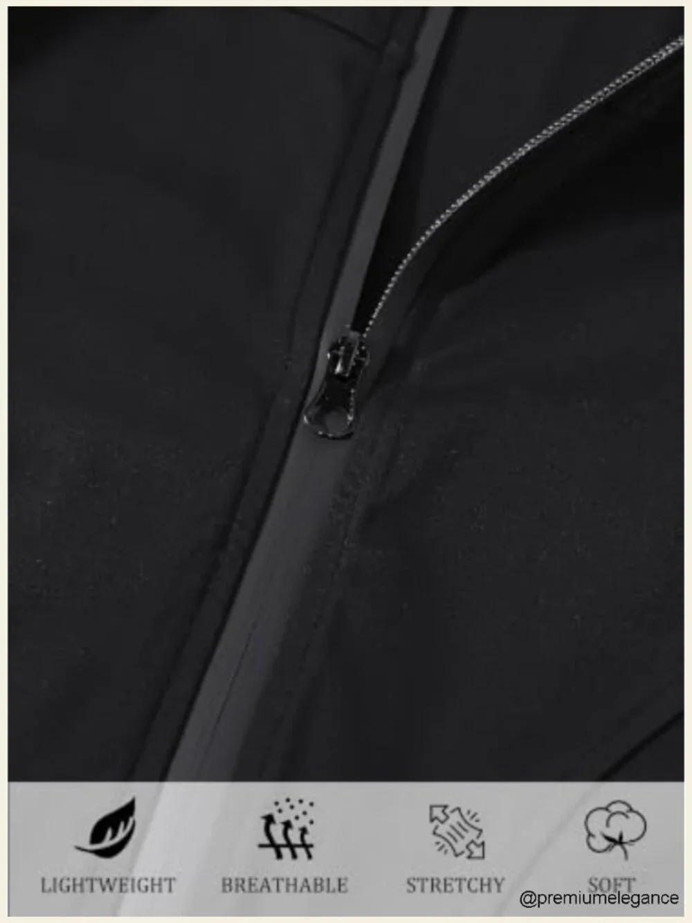Zip Up Long Sleeve Athletic Jacket Lightweight Stand Collar Cropped Length Slim
